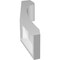 Ekena Millwork 3 1/2-in. W x 6-in. D x 18-in. H Legacy Architectural Grade PVC Knee Brace BRCP035X06X18LEC - alternate 4